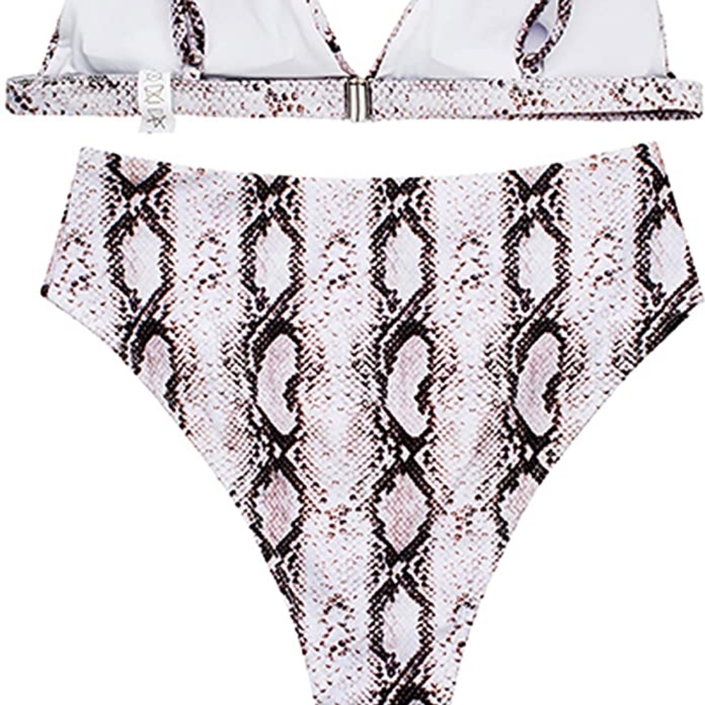 Swimsuits 2 Piece Bathing Suits Bikinis Set High Cut Bathing Suits High Waist - Picture 3 of 6